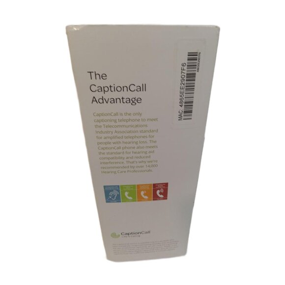 Caption Call Phone 78T Black Hearing Impaired Touch Screen Ethernet Tested - Picture 16 of 16